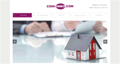 Desktop Screenshot of coin-immo.com